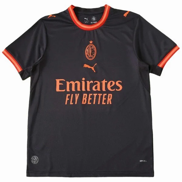 Tailandia Tercera Camiseta AC Milan 2026 2027 Negro AC Milan Camiseta 2026 2027 Tercera Negra - Camiseta Ac Milan | tiendasdefutboles