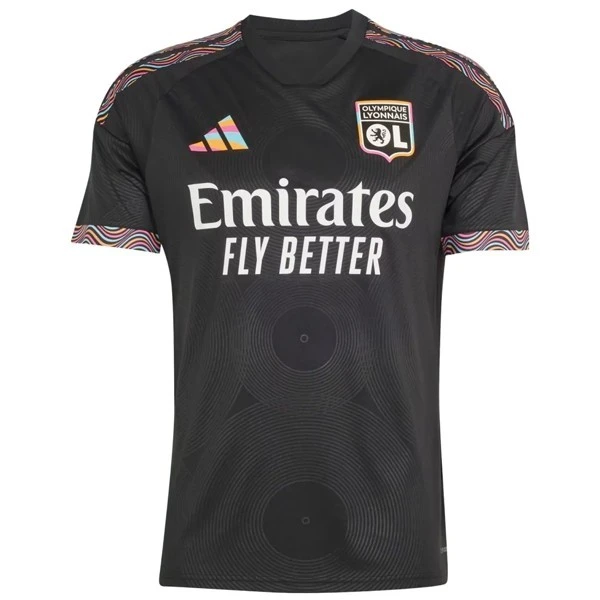 Tailandia Tercera Camiseta Lyon 2026 2027 Negro Lyon Camiseta 2026 2027 Tercera Negra - Camiseta Lyon | tiendasdefutboles