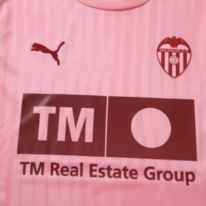 Valencia CF Camiseta 2026 2027 Tercera Rosa - Camiseta La Liga Valencia CF | tiendasdefutboles