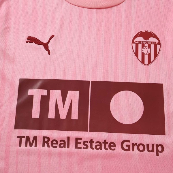 Tailandia Tercera Camiseta Valencia 2026 2027 Rosa Valencia CF Camiseta 2026 2027 Tercera Rosa - Camiseta La Liga Valencia CF | tiendasdefutboles