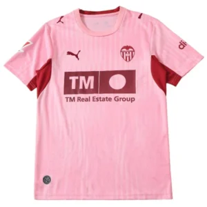 Valencia CF Camiseta 2026 2027 Tercera Rosa - Camiseta La Liga Valencia CF | tiendasdefutboles