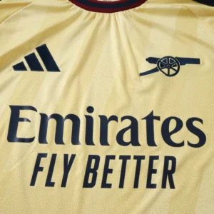 Arsenal Camiseta 2026 2027 Tercera Amarilla - Camiseta Arsenal | tiendasdefutboles