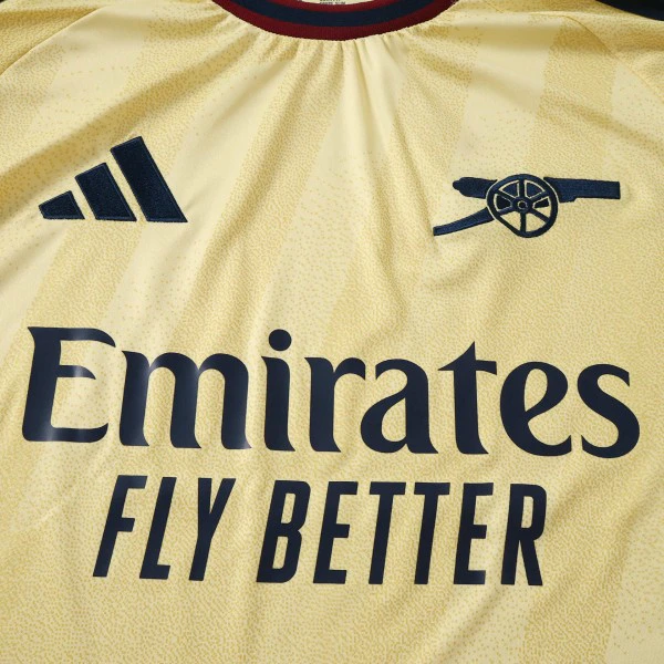 Tailandia Tercera Manga Larga Arsenal 2026 2027 Amarillo Arsenal Camiseta 2026 2027 Tercera Amarilla - Camiseta Arsenal | tiendasdefutboles