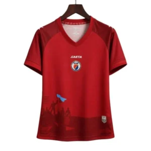 Haití Mujer Camiseta 2026 Tercera Roja - Camisetas De Futbol Personalizadas | tiendasdefutboles