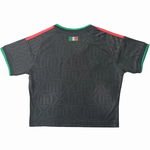 Tercera Camiseta Mujer México 2026 I Negro México Mujer Camiseta 2026 Tercera Negra - Camiseta México Mujer | tiendasdefutboles