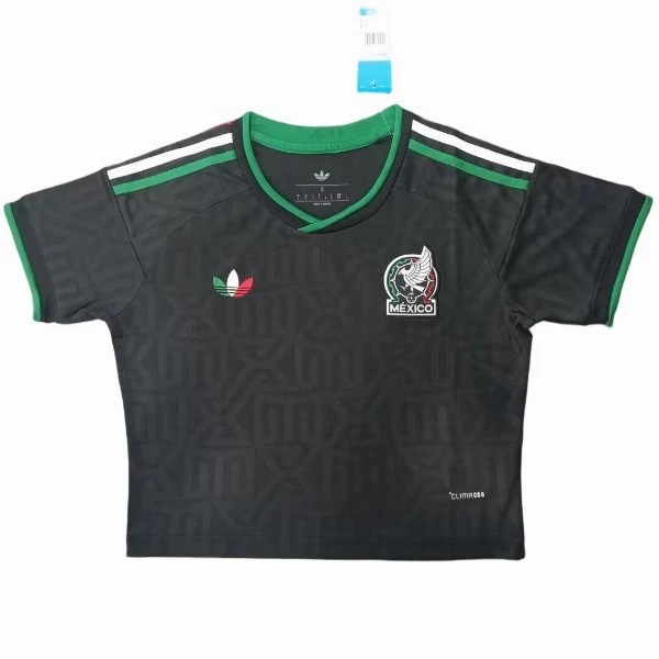 Tercera Camiseta Mujer México 2026 I Negro México Mujer Camiseta 2026 Tercera Negra - Camiseta México Mujer | tiendasdefutboles