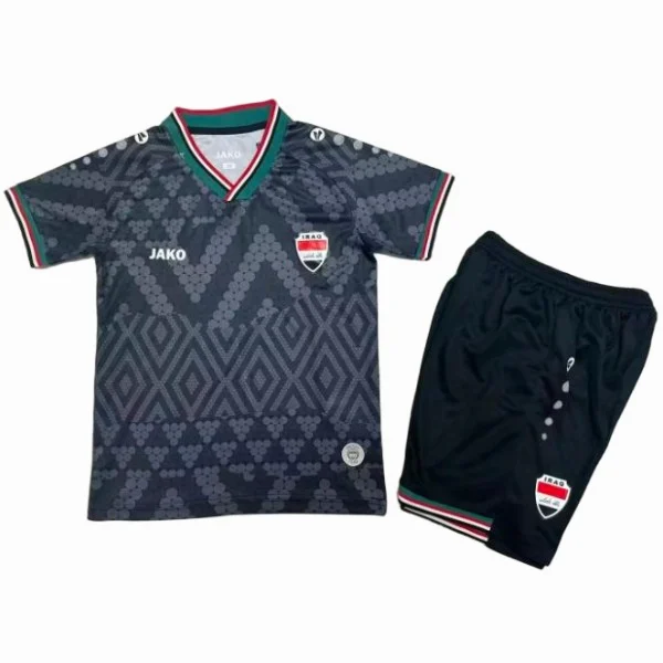 Tercera Conjunto De Niños Irak 2026 Negro Irak Niños Conjunto 2026 Tercera Negro - Irak Niños Barata | tiendasdefutboles