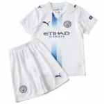 Tercera Conjunto De Niños Manchester City 2026 2027 Blanco