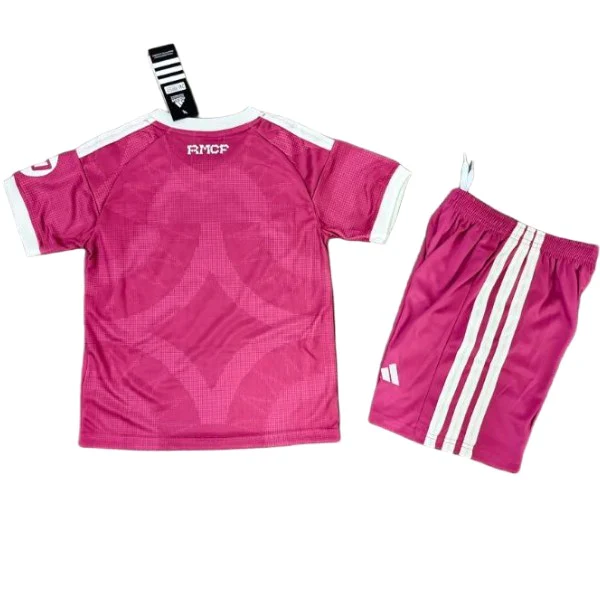 Tercera Conjunto De Niños Real Madrid 2026 2027 Rosa Real Madrid Niños Conjunto 2026 2027 Tercera Rosa - Real Madrid Niños Barata | tiendasdefutboles