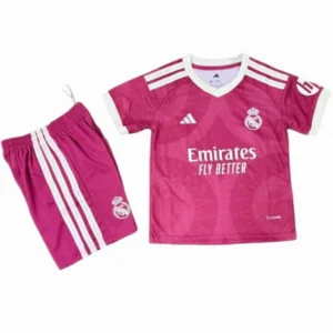 Real Madrid Niños Conjunto 2026 2027 Tercera Rosa - Real Madrid Niños Barata | tiendasdefutboles