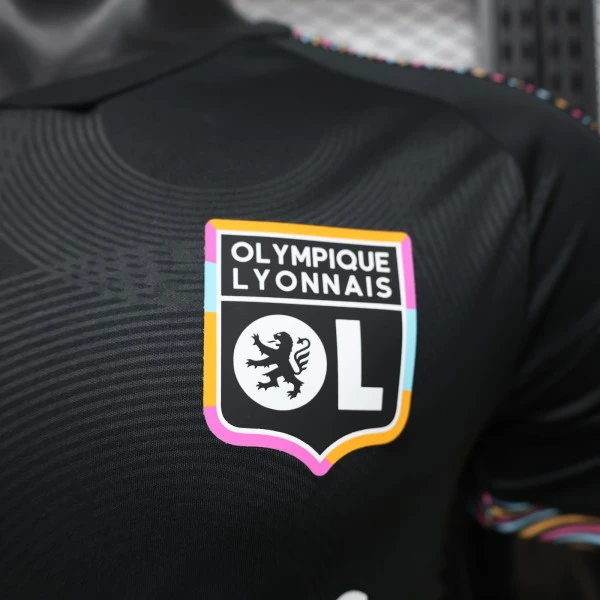 Tercera Jugadores Camiseta Lyon 2026 2027 Negro Lyon Camiseta Edición Jugadores 2026 2027 Tercera Negra - Camiseta Lyon | tiendasdefutboles