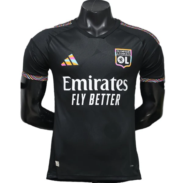 Tercera Jugadores Camiseta Lyon 2026 2027 Negro Lyon Camiseta Edición Jugadores 2026 2027 Tercera Negra - Camiseta Lyon | tiendasdefutboles
