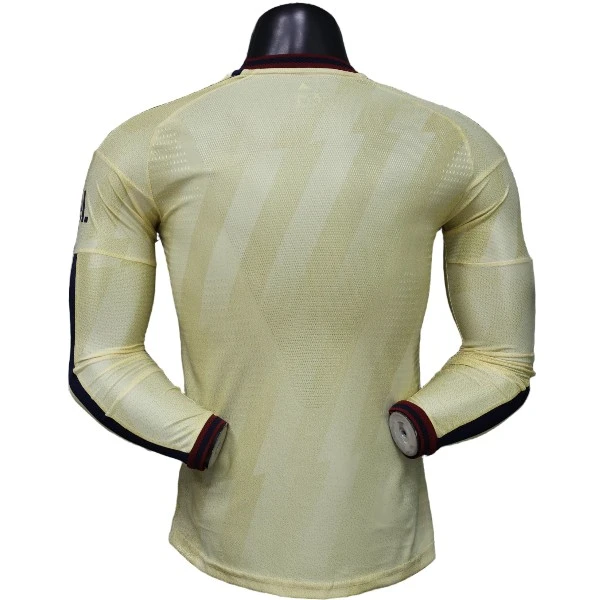 Tercera Jugadores Manga Larga Arsenal 2026 2027 Amarillo Arsenal Camiseta Edición Jugadores 2026 2027 Tercera Amarilla - Camiseta Arsenal | tiendasdefutboles