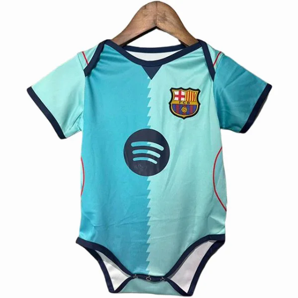 Tercera Onesies Niños Barcelona 2026 2027 Verde FC Barcelona Niños Camiseta 2026 2027 Tercera Verde - Camiseta Fc Barcelona Niños | tiendasdefutboles