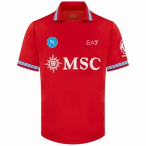 SSC Napoli Camiseta 2026 2027 Tercera Roja - Camiseta Serie A SSC Napoli | tiendasdefutboles